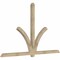 Ekena Millwork Redmond Rough Sawn Timber Gable Bracket, Douglas Fir, 108"W x 68"H x 4"D x 4"F, 15/12 Pitch GBW108X68X0404RED00RDF - alternate 4